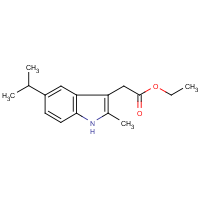 CAS: 221188-93-8 | OR27759 | ethyl 2-(5-isopropyl-2-methyl-1H-indol-3-yl)acetate