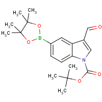 CAS:1025707-92-9 | OR2777 | 3-Formylindole-5-boronic acid pinacol ester, N-BOC protected