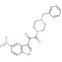 CAS: 334973-49-8 | OR28200 | 1-(4-Benzylpiperazin-1-yl)-2-(5-nitro-1H-indol-3-yl)ethane-1,2-dione
