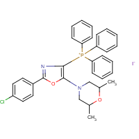 CAS:475199-00-9 | OR28215 | [2-(4-chlorophenyl)-5-(2,6-dimethylmorpholino)-1,3-oxazol-4-yl](triphenyl)phosphonium iodide