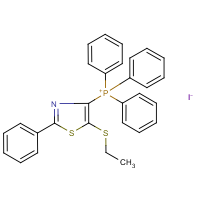 CAS:76621-83-5 | OR28217 | [5-(ethylthio)-2-phenyl-1,3-thiazol-4-yl](triphenyl)phosphonium iodide