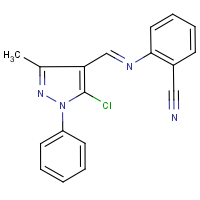 CAS: 849066-22-4 | OR28296 | 2-{[(5-chloro-3-methyl-1-phenyl-1H-pyrazol-4-yl)methylene]amino}benzonitrile