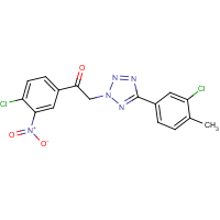 CAS:680214-61-3 | OR28336 | 2-[5-(3-chloro-4-methylphenyl)-2H-1,2,3,4-tetraazol-2-yl]-1-(4-chloro-3-nitrophenyl)ethan-1-one