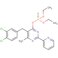 CAS:680214-83-9 | OR28366 | O-[5-(3,4-dichlorobenzyl)-6-methyl-2-pyridin-2-ylpyrimidin-4-yl] O,O-diethyl phosphothioate
