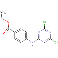 CAS: 55635-98-8 | OR28563 | ethyl 4-[(4,6-dichloro-1,3,5-triazin-2-yl)amino]benzoate