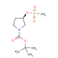 CAS: 141699-57-2 | OR2890 | (R)-3-(Methylsulphonyloxy)pyrrolidine, N-BOC protected