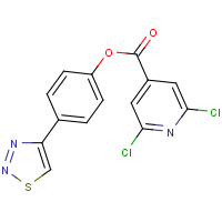 CAS:254985-90-5 | OR29074 | 4-(1,2,3-thiadiazol-4-yl)phenyl 2,6-dichloroisonicotinate