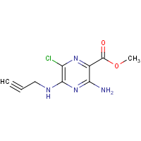 CAS:27314-83-6 | OR29162 | Methyl 3-amino-6-chloro-5-(prop-2-ynylamino)pyrazine-2-carboxylate