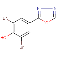 CAS: 259132-20-2 | OR29299 | 2,6-Dibromo-4-(1,3,4-oxadiazol-2-yl)phenol