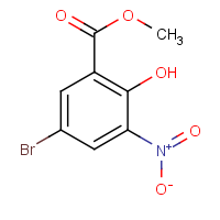 CAS: 91983-31-2 | OR2935 | Methyl 5-bromo-2-hydroxy-3-nitrobenzoate