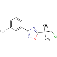 CAS: 680216-08-4 | OR29506 | 5-(1-Chloro-2-methylprop-2-yl)-3-(3-methylphenyl)-1,2,4-oxadiazole