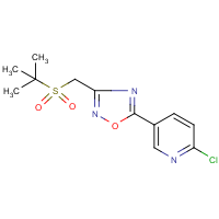 CAS:680216-16-4 | OR29514 | 5-{3-[(tert-Butylsulphonyl)methyl]-1,2,4-oxadiazol-5-yl}-2-chloropyridine