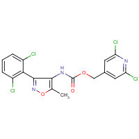 CAS: 261622-75-7 | OR29546 | (2,6-Dichloropyridin-4-yl)methyl [3-(2,6-dichlorophenyl)-5-methylisoxazol-4-yl]carbamate