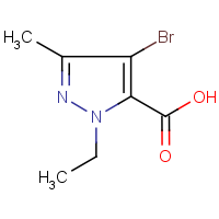 CAS: 175276-99-0 | OR29671 | 4-Bromo-1-ethyl-3-methyl-1H-pyrazole-5-carboxylic acid