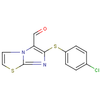 CAS: 175277-53-9 | OR29801 | 6-[(4-Chlorophenyl)thio]imidazo[2,1-b][1,3]thiazole-5-carboxaldehyde