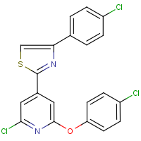 CAS: 266361-93-7 | OR29863 | 2-[2-chloro-6-(4-chlorophenoxy)-4-pyridyl]-4-(4-chlorophenyl)-1,3-thiazole