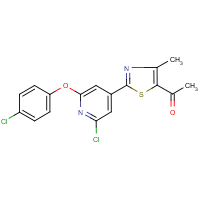 CAS: 266362-18-9 | OR29867 | 1-{2-[2-chloro-6-(4-chlorophenoxy)pyridin-4-yl]-4-methyl-1,3-thiazol-5-yl}ethan-1-one