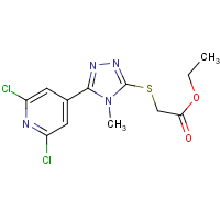 CAS: 680216-57-3 | OR29906 | Ethyl {[5-(2,6-dichloropyridin-4-yl)-4-methyl-4H-1,2,4-triazol-3-yl]thio}acetate