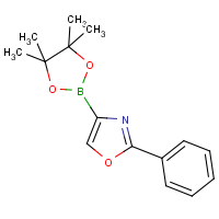 CAS:885669-16-9 | OR300007 | 2-Phenyl-1,3-oxazole-4-boronic acid, pinacol ester