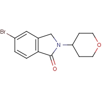 CAS:1614234-06-8 | OR300218 | 5-Bromo-2-(tetrahydro-2H-pyran-4-yl)isoindolin-1-one