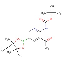 CAS: | OR300323 | tert-Butyl 3-acetyl-5-(4,4,5,5-tetramethyl-1,3,2-dioxaborolan-2-yl)pyridin-2-ylcarbamate