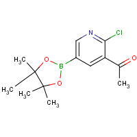 CAS:  | OR300326 | 1-(2-Chloro-5-(4,4,5,5-tetramethyl-1,3,2-dioxaborolan-2-yl)pyridin-3-yl)ethanone