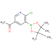 CAS:  | OR300327 | 1-(6-Chloro-5-(4,4,5,5-tetramethyl-1,3,2-dioxaborolan-2-yl)pyridin-3-yl)ethanone