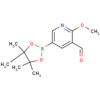 CAS:2103352-44-7 | OR300330 | 2-Methoxy-5-(4,4,5,5-tetramethyl-1,3,2-dioxaborolan-2-yl)pyridine-3-carbaldehyde