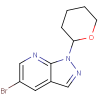 CAS: 1256957-72-8 | OR300398 | 5-Bromo-1-(tetrahydro-2H-pyran-2-yl)-1H-pyrazolo[3,4-b]pyridine