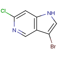 CAS: 1000341-61-6 | OR300407 | 3-Bromo-6-chloro-1H-pyrrolo[3,2-c]pyridine