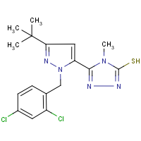 CAS: 306937-18-8 | OR30053 | 5-[3-(tert-Butyl)-1-(2,4-dichlorobenzyl)-1H-pyrazol-5-yl]-4-methyl-4H-1,2,4-triazole-3-thiol