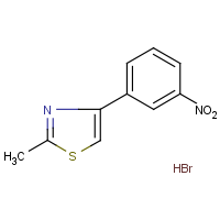 CAS:  | OR300541 | 3-(2-Methylthiazol-4-yl)nitrobenzene hydrobromide
