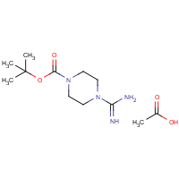 CAS: 1208081-93-9 | OR300553 | 1-tert-Butoxycarbonylpiperazine-4-carboxamimidinium acetate