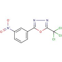 CAS:  | OR300599 | 5-[3-(Nitrophenyl)-2-(trichloromethyl)-1,3,4-oxadiazole
