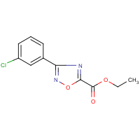 CAS: 478030-49-8 | OR300725 | Ethyl 3-(3-chlorophenyl)-1,2,4-oxadiazole-5-carboxylate