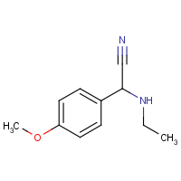 CAS:1018257-95-8 | OR300808 | 2-(Ethylamino)-2-(4-methoxyphenyl)acetonitrile