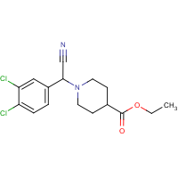 CAS:  | OR300837 | Ethyl 1-[cyano(3,4-dichlorophenyl)methyl]piperidine-4-carboxylate