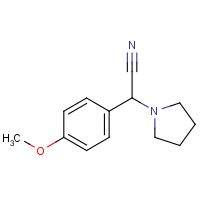 CAS: 15190-12-2 | OR300840 | 2-(4-Methoxyphenyl)-2-(pyrrolidin-1-yl)acetonitrile