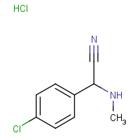 CAS:  | OR300844 | 2-(4-Chlorophenyl)-2-(methylamino)acetonitrile hydrochloride