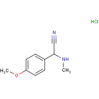CAS:1440535-41-0 | OR300845 | 2-(4-Methoxyphenyl)-2-(methylamino)acetonitrile hydrochloride
