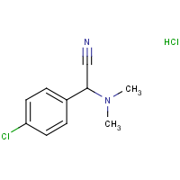 CAS:  | OR300848 | 2-(4-Chlorophenyl)-2-(dimethylamino)acetonitrile hydrochloride