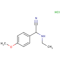 CAS: 1440535-59-0 | OR300854 | 2-(Ethylamino)-2-(4-methoxyphenyl)acetonitrile hydrochloride