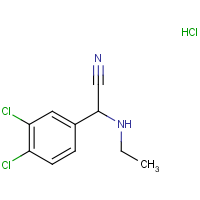 CAS:  | OR300856 | 2-(3,4-Dichlorophenyl)-2-(ethylamino)acetonitrile hydrochloride