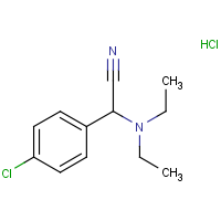 CAS:  | OR300858 | 2-(4-Chlorophenyl)-2-(diethylamino)acetonitrile hydrochloride
