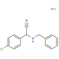 CAS:  | OR300862 | 2-(Benzylamino)-2-(4-chlorophenyl)acetonitrile hydrochloride