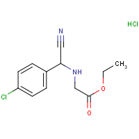 CAS:  | OR300871 | Ethyl 2-{[cyano(4-chlorophenyl)methyl]amino}acetate hydrochloride