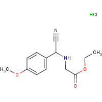 CAS: 1440535-50-1 | OR300872 | Ethyl 2-{[cyano(4-methoxyphenyl)methyl]amino}acetate hydrochloride