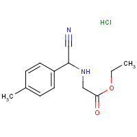 CAS:  | OR300873 | Ethyl 2-{[cyano(4-methylphenyl)methyl]amino}acetate hydrochloride
