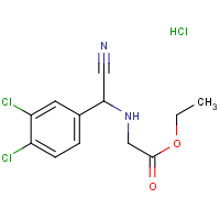 CAS:  | OR300874 | Ethyl 2-{[cyano(3,4-dichlorophenyl)methyl]amino}acetate hydrochloride