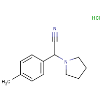 CAS:  | OR300887 | 2-(4-Methylphenyl)-2-(pyrrolidin-1-yl)acetonitrile hydrochloride
